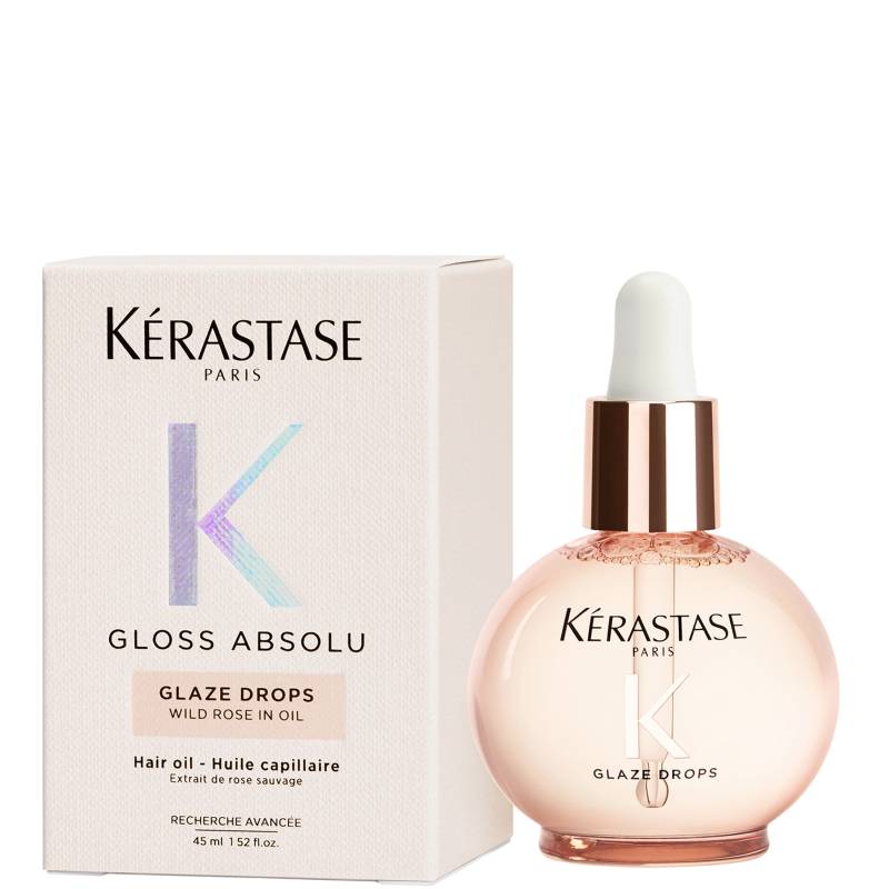 Kérastase Gloss Absolu Glaze Drops Hair Oil with Wild Rose 45ml von Kerastase