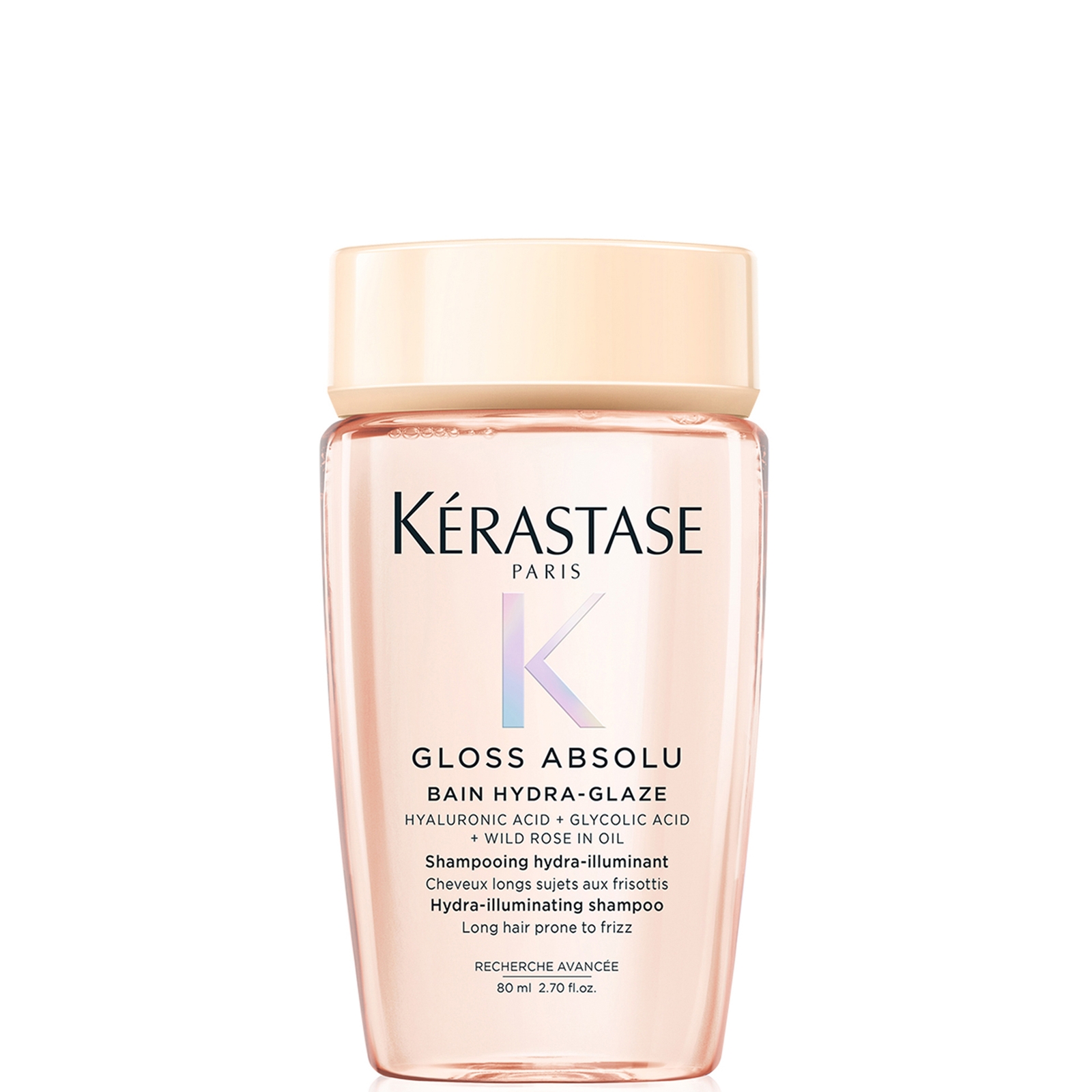 Kérastase Gloss Absolu Shampoo for All Hair Types with Glycolic Acid, Hyaluronic Acid & Wild Rose 80ml von Kerastase