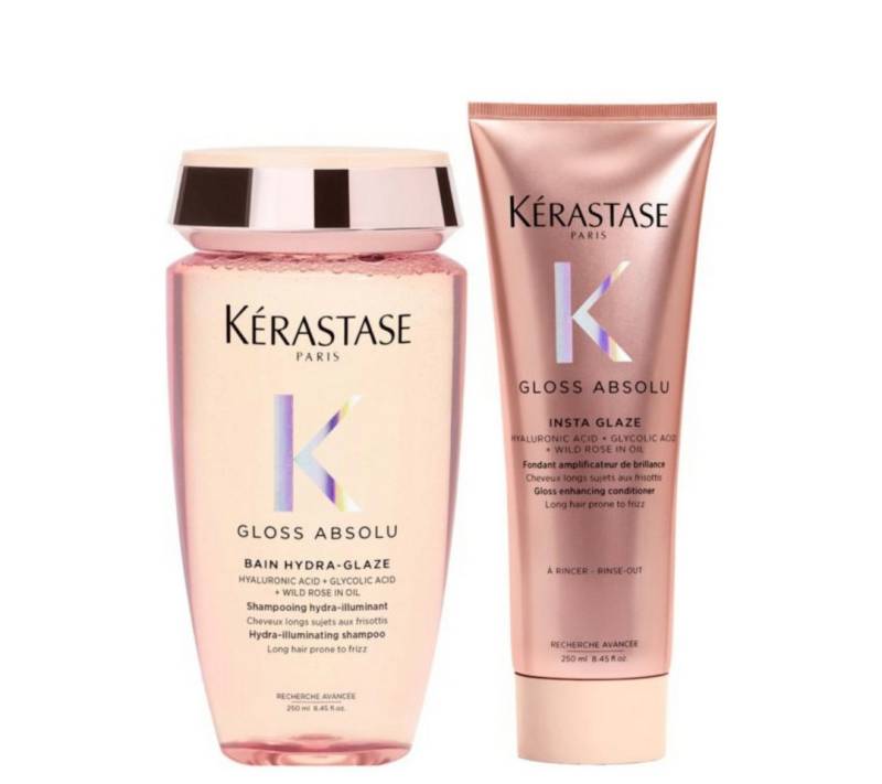 Kérastase Haarpflege-Set Gloss Absolu Duo - Bain Hydra-Glaze & Insta Glaze, 2-tlg. von Kérastase