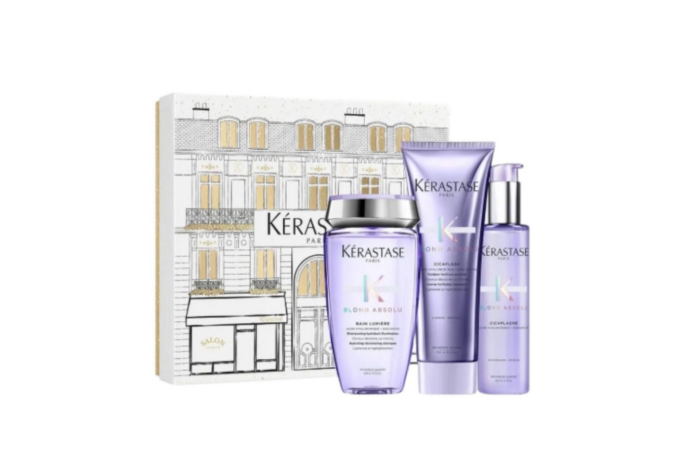 Kerastase Haarpflege-Set Kérastase Blond Absolu Light XMasSet, 3-tlg. von Kerastase