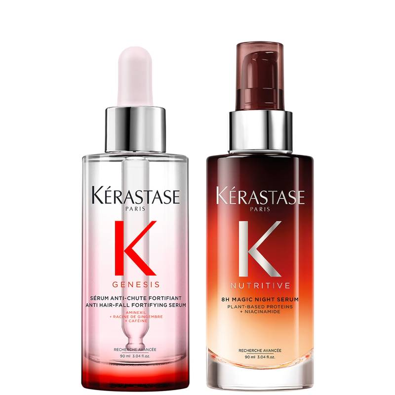 Kérastase Magic Power Duo, Genesis Anti-Chute Fortifiant Serum 90ml and Nutritive 8H Night Serum 90ml von Kerastase