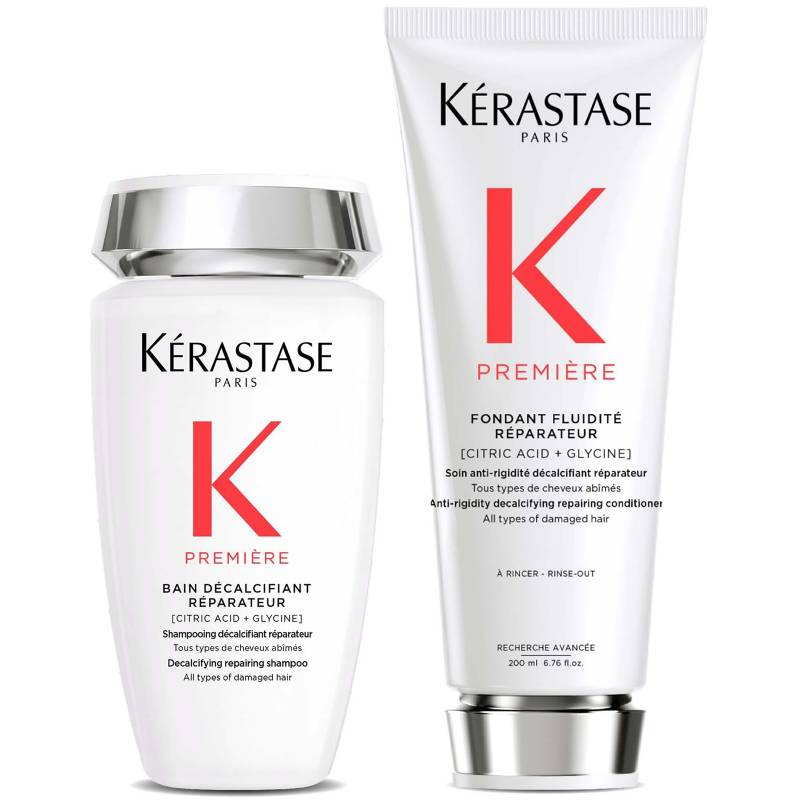 Kérastase Première Decalcifying Repairing Shampoo and Conditioner Duo for Damaged Hair with Pure Citric Acid and Glycine von Kerastase