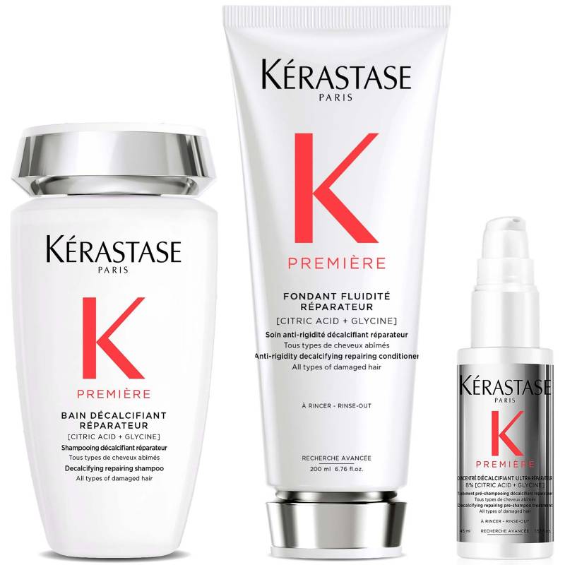 Kérastase Première Decalcifying Shampoo and Conditioner Duo with Travel Size Pre-Shampoo for Damaged Hair von Kerastase