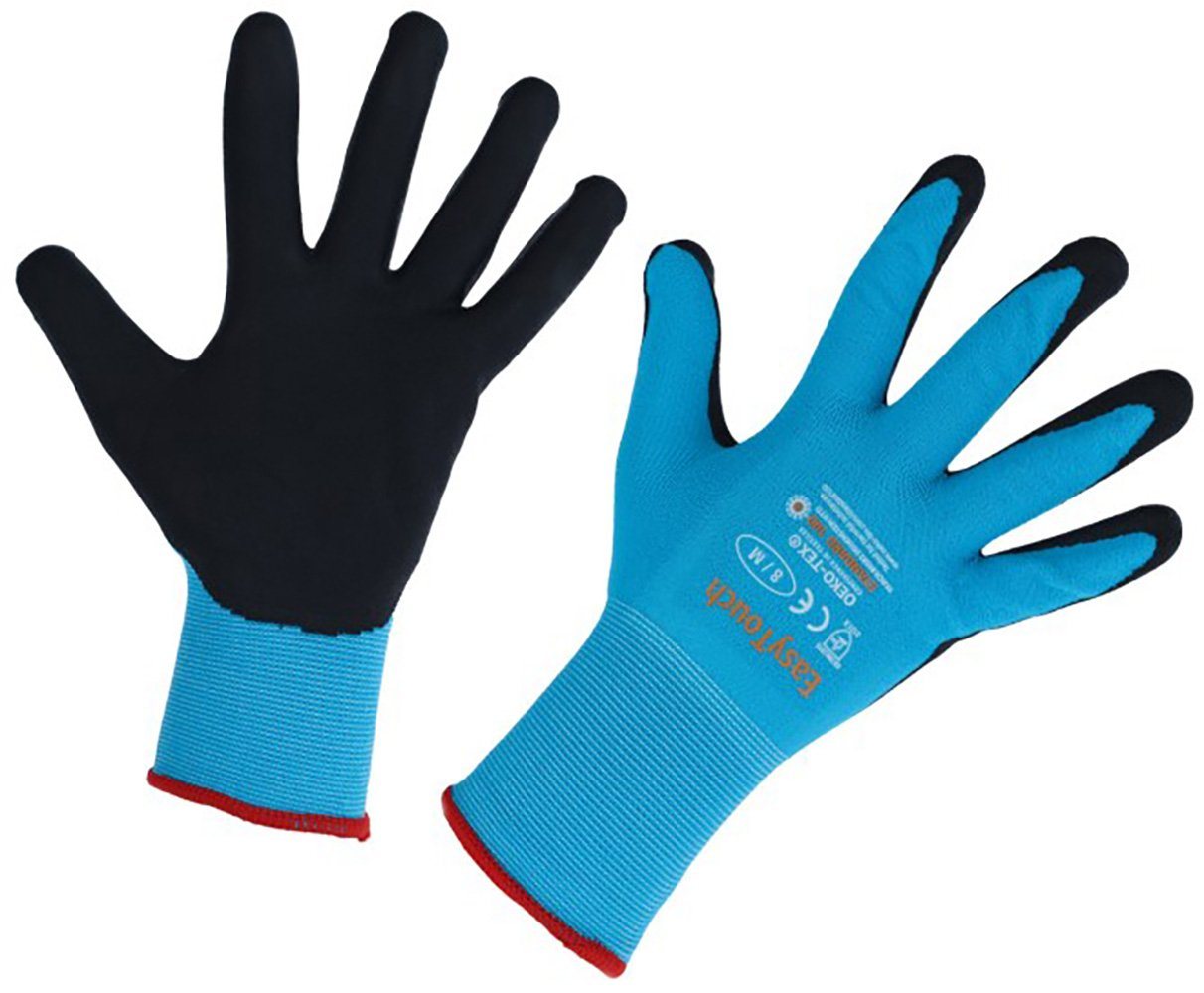 Kerbl Arbeitshandschuhe 3x Touchscreenhandschuh EasyTouch, blau, Gr. 10/XL, 297954 von Kerbl