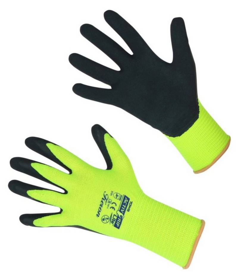 Kerbl Arbeitshandschuhe Kerbl 297274 ActivGrip Lite Gr. 10/XL gelb TOWA Latexbeschichtung Hand von Kerbl
