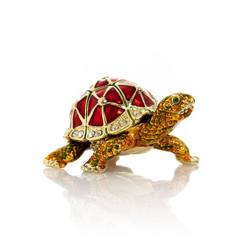 Dekoriert Mit Swarovski Bernstein Schildkröte Red Rüstung Schmuckschachtel Von Keren Kopal Dekoriert Mit Swarovski Bernstein Schildkröte Red Rüstung Schmuckschachtel Von Keren Kopal von KerenKopal