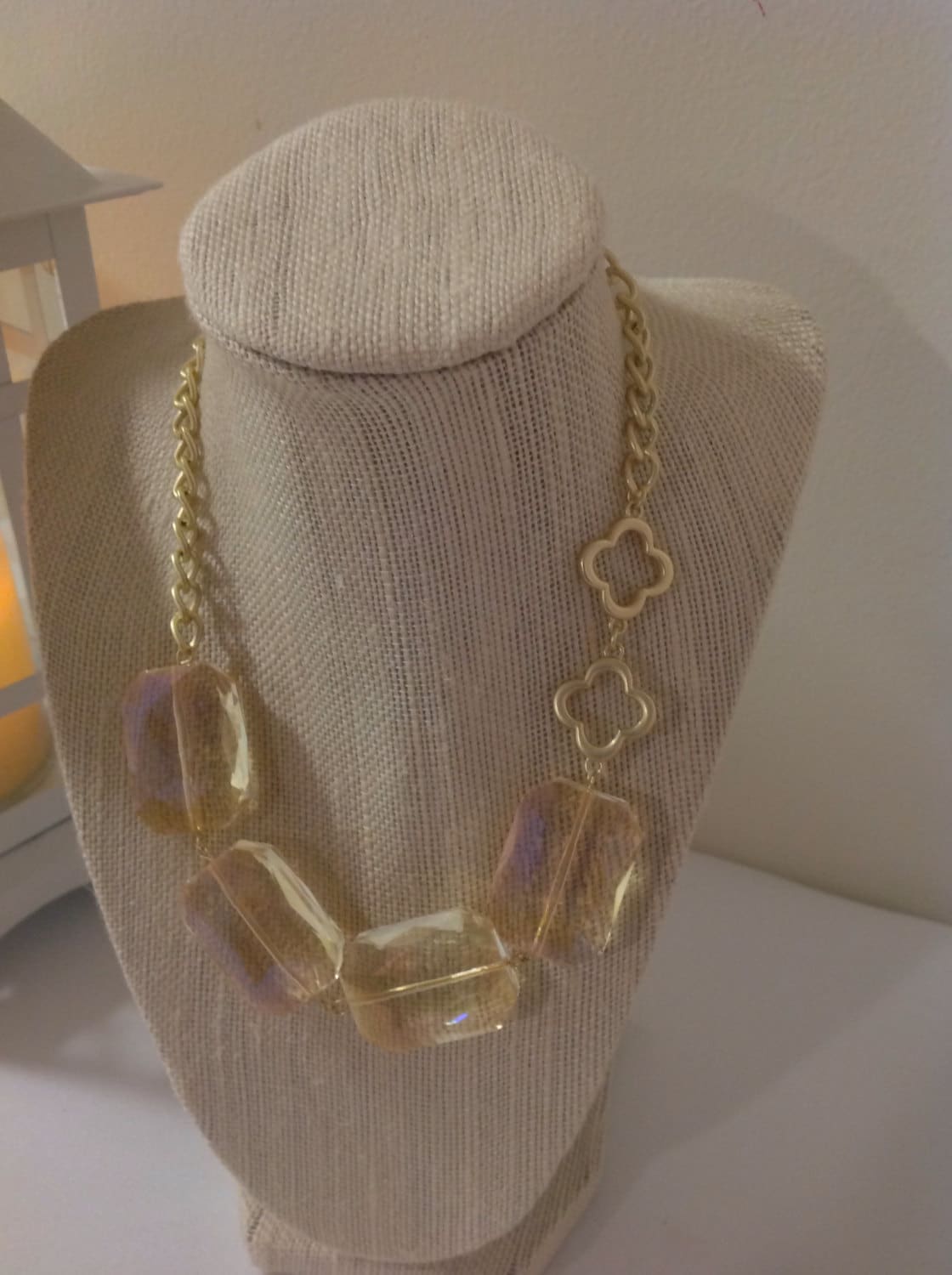 Hazel Crystal Halskette Hazel Crystal Halskette von KerrilynDesignsRI