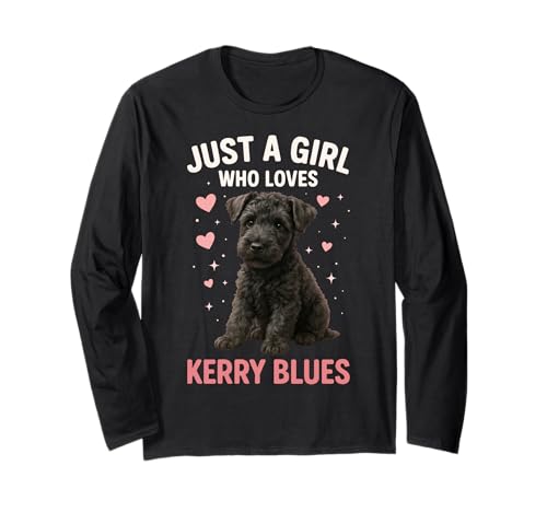 Nur EIN Mädchen, das Kerry Blue liebt Langarmshirt Nur EIN Mädchen, das Kerry Blue liebt Langarmshirt von Kerry Blue Dog