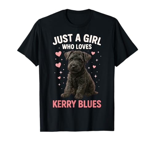 Nur EIN Mädchen, das Kerry Blue liebt T-Shirt Nur EIN Mädchen, das Kerry Blue liebt T-Shirt von Kerry Blue Dog