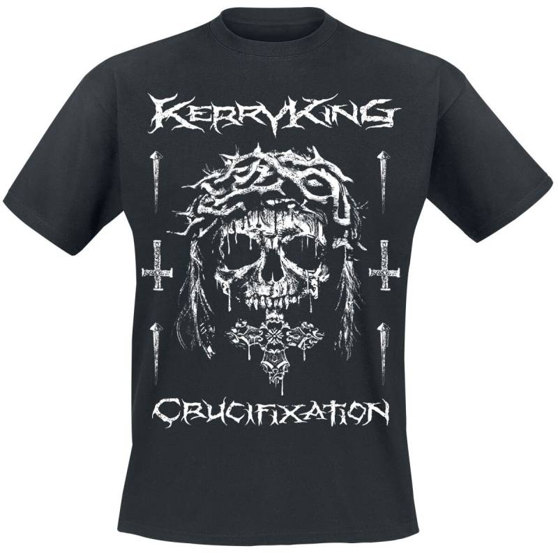 Kerry King T-Shirt - Crucifixion - S bis M - für Männer - Größe S - schwarz  - Lizenziertes Merchandise! Kerry King T-Shirt - Crucifixion - S bis M - für Männer - Größe S - schwarz  - Lizenziertes Merchandise! von Kerry King