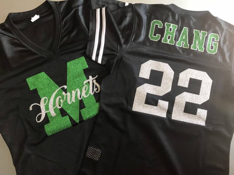 Personalisiertes Frauen-Fußballtrikot - Team-Buchstabe Und Name Auf Der Vorderseite Name/Nummer Rückseite von KerryKustoms