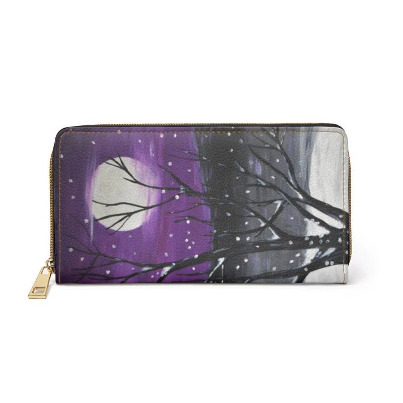 Luminescent - Zipper Wallet Gestaltet Von Einer Originalvorlage von KerrySandhuArt