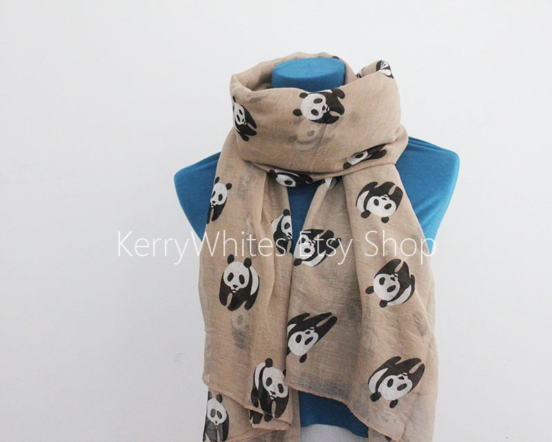 Panda Infinity Schal - Grau von KerryWhites