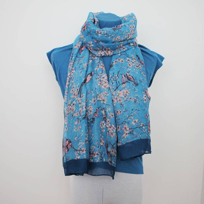 Schals Für Frauen Leicht Floral Vögel Print Baumwolle Und Wraps Den Frühling Schals Für Frauen Leicht Floral Vögel Print Baumwolle Und Wraps Den Frühling von KerryWhites