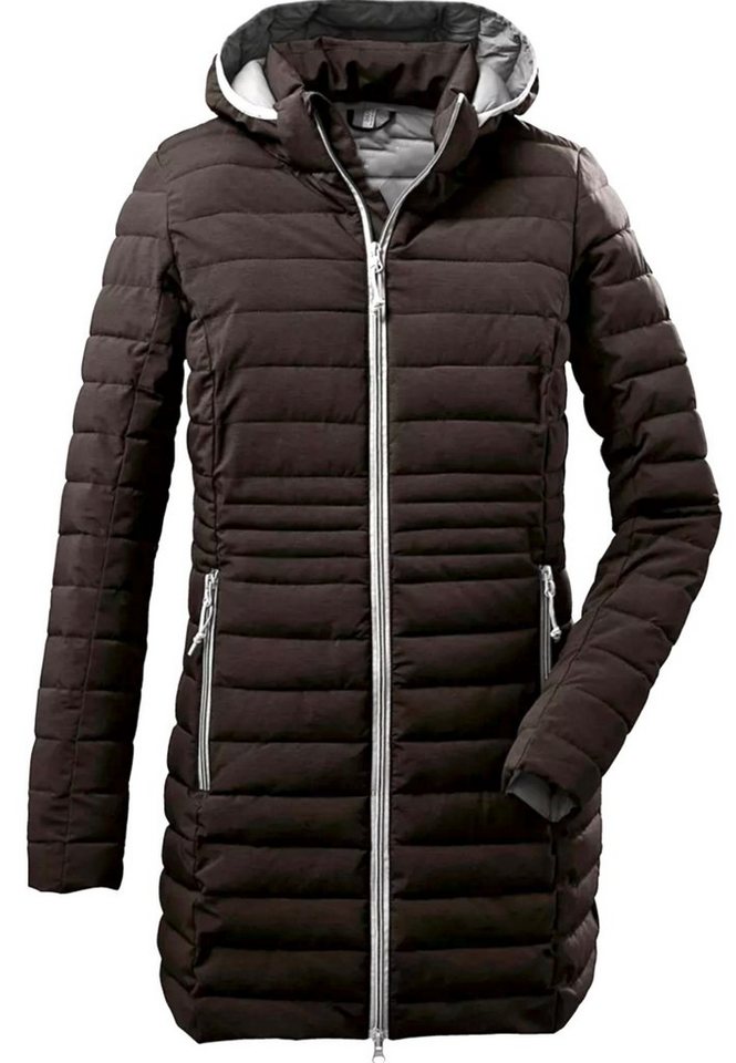 Keskin Collection Parka Damen Parka Mantel Jacke Herbst Winter Schwarz Kapuze Warm Design mit abnehmbarer Kapuze von Keskin Collection