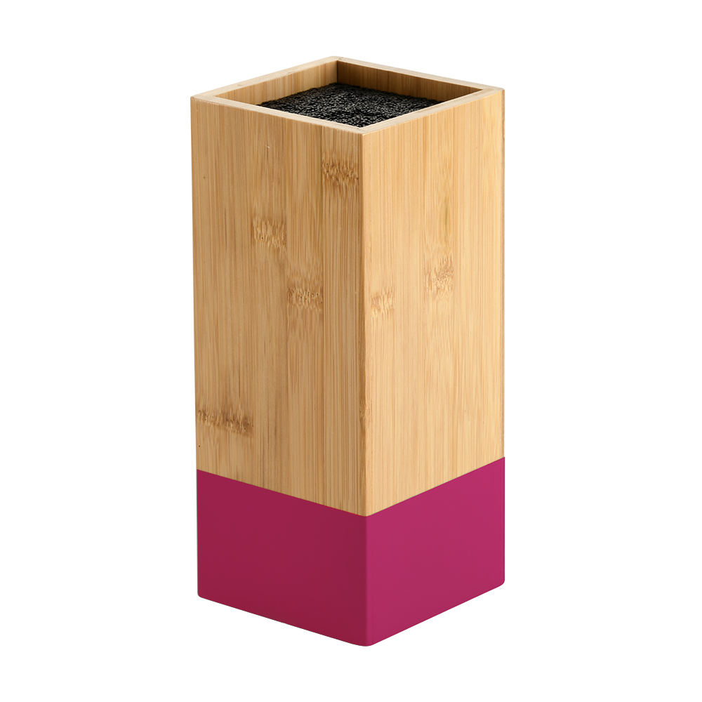 KESPER Messerblock "Messerhalter mit Kunststoffborsten zum variablen Platzieren der Messer" 1 Stk. aus FSC-zertifiziertem Bambus, Höhe ca. 23 cm von Kesper