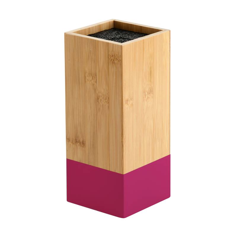 KESPER Messerblock "Messerhalter mit Kunststoffborsten zum variablen Platzieren der Messer" 1 Stk. aus FSC-zertifiziertem Bambus, Höhe ca. 23 cm von Kesper