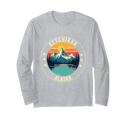 Ketchikan Alaska Souvenir Travel Passende Familie Herren Damen Langarmshirt von Ketchikan Alaska Souvenir Reminder