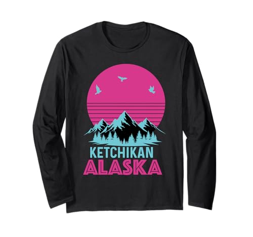 Ketchikan Alaska Souvenir Travel Passende Familie Herren Damen Langarmshirt von Ketchikan Alaska Souvenir Reminder