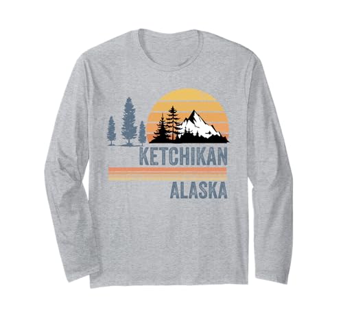 Ketchikan Alaska Souvenir Travel Passende Familie Herren Damen Langarmshirt von Ketchikan Alaska Souvenir Reminder