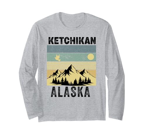 Ketchikan Alaska Souvenir Travel Passende Familie Herren Damen Langarmshirt von Ketchikan Alaska Souvenir Reminder