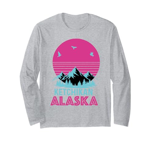 Ketchikan Alaska Souvenir Travel Passende Familie Herren Damen Langarmshirt von Ketchikan Alaska Souvenir Reminder