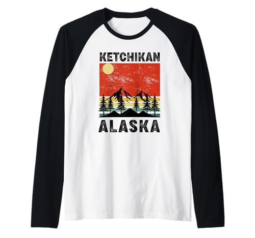 Ketchikan Alaska Souvenir Travel Passende Familie Herren Damen Raglan von Ketchikan Alaska Souvenir Reminder