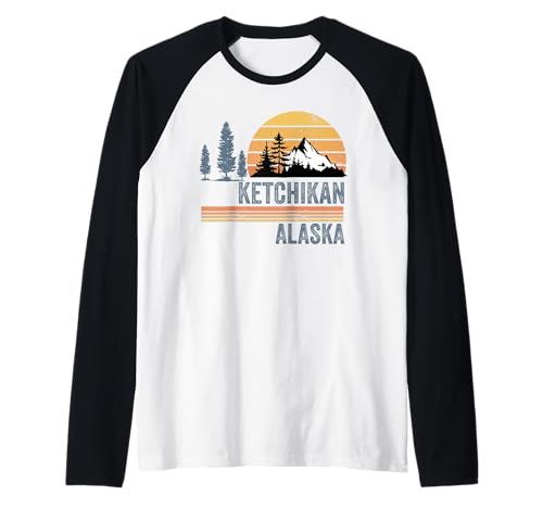 Ketchikan Alaska Souvenir Travel Passende Familie Herren Damen Raglan von Ketchikan Alaska Souvenir Reminder