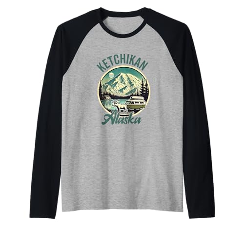 Ketchikan Alaska Souvenir Travel Passende Familie Herren Damen Raglan von Ketchikan Alaska Souvenir Reminder