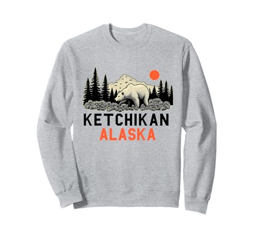 Ketchikan Alaska Souvenir Travel Passende Familie Herren Damen Sweatshirt von Ketchikan Alaska Souvenir Reminder
