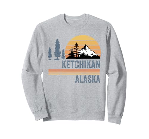 Ketchikan Alaska Souvenir Travel Passende Familie Herren Damen Sweatshirt von Ketchikan Alaska Souvenir Reminder