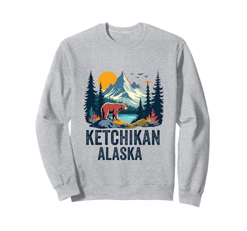 Ketchikan Alaska Souvenir Travel Passende Familie Herren Damen Sweatshirt von Ketchikan Alaska Souvenir Reminder