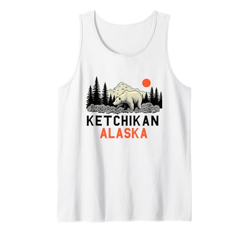 Ketchikan Alaska Souvenir Travel Passende Familie Herren Damen Tank Top von Ketchikan Alaska Souvenir Reminder