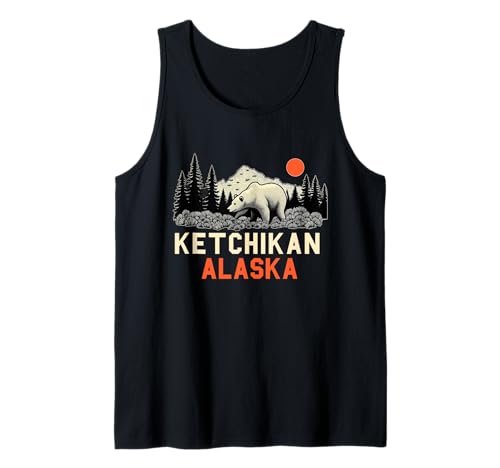 Ketchikan Alaska Souvenir Travel Passende Familie Herren Damen Tank Top von Ketchikan Alaska Souvenir Reminder