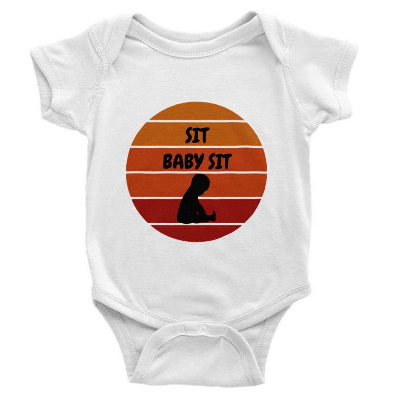 Lustiger Kurzärmeliger Baby-strampler, Body, Witzig von KethaldaArt