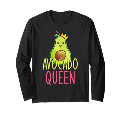 Keto Diät Königin Gesunder Lifestyle Damen Avocado Langarmshirt Keto Diät Königin Gesunder Lifestyle Damen Avocado Langarmshirt von Keto Diät Guacamole Avocado