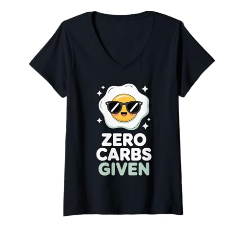 Damen Keto Mit Geringer Kohlenhydrate T-Shirt mit V-Ausschnitt Damen Keto Mit Geringer Kohlenhydrate T-Shirt mit V-Ausschnitt von Keto Ketigenic Zitat