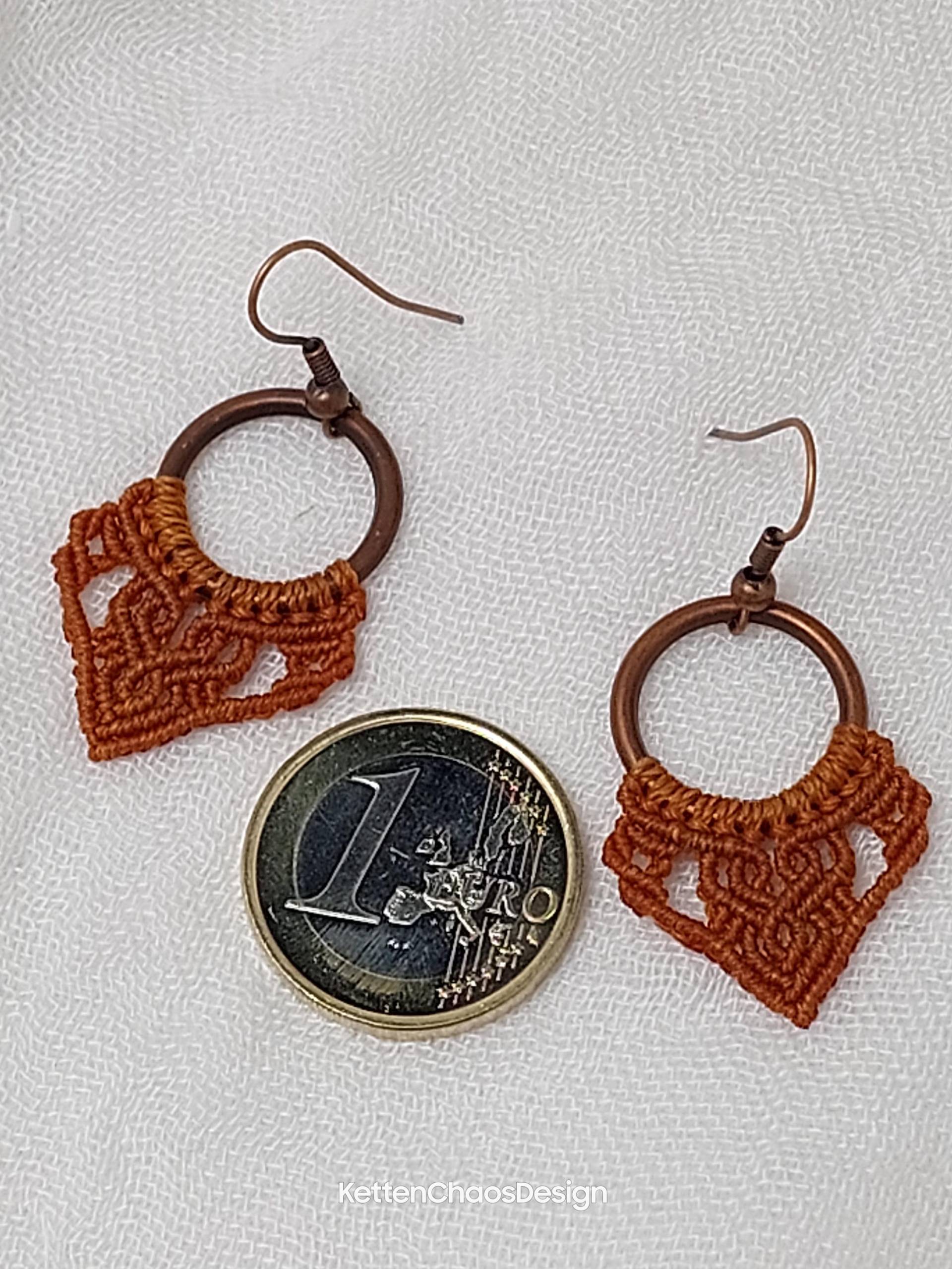 Mikro-Makramee - Ohrringe Unikate Mikro-Makramee - Ohrringe Unikate von KettenChaosDesign