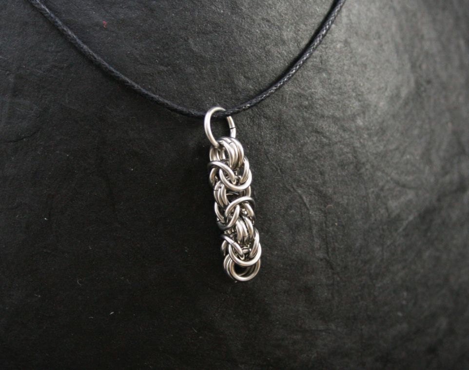 Anhänger Byzantine Edelstahl von KettenKunst