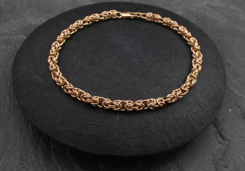 Byzantine Armkette - Gold Königskette von KettenKunst