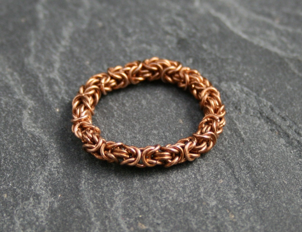 Byzantine Ring Bronze von KettenKunst