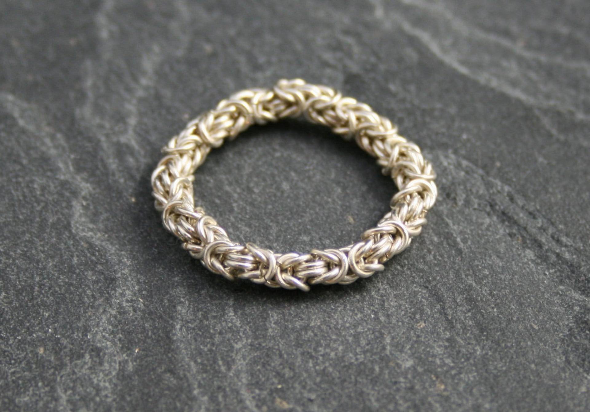 Byzantine Ring Sterling Silber von KettenKunst