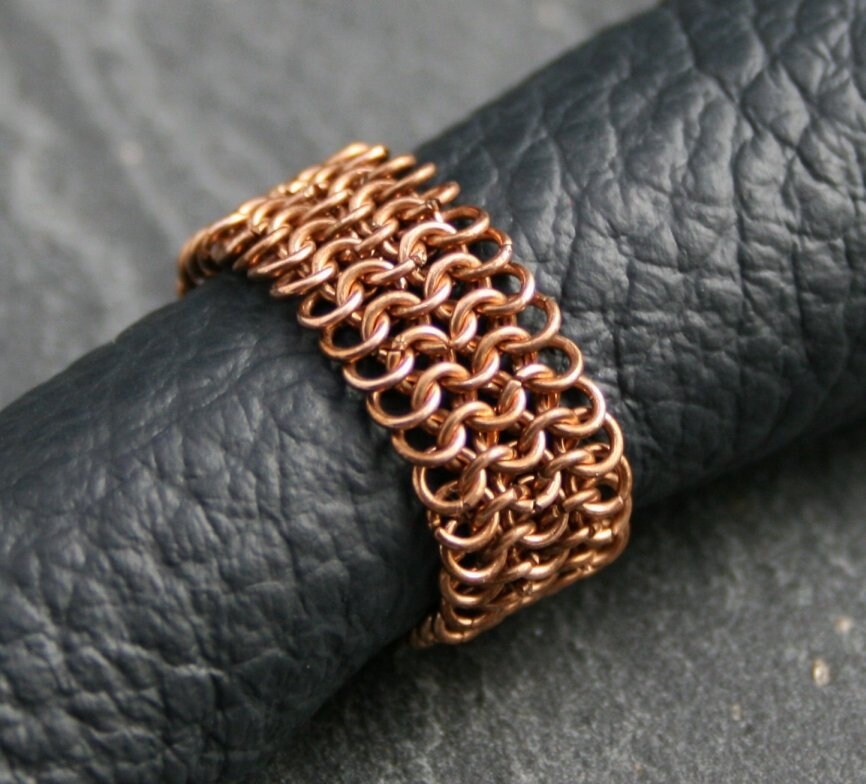 Ring Hochadel Bronze von KettenKunst