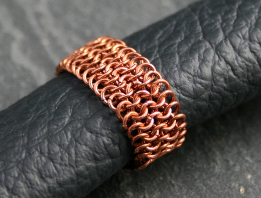 Ring Hochadel Kupfer von KettenKunst