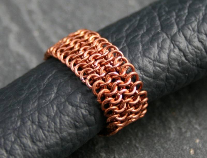Ring Hochadel Kupfer von KettenKunst