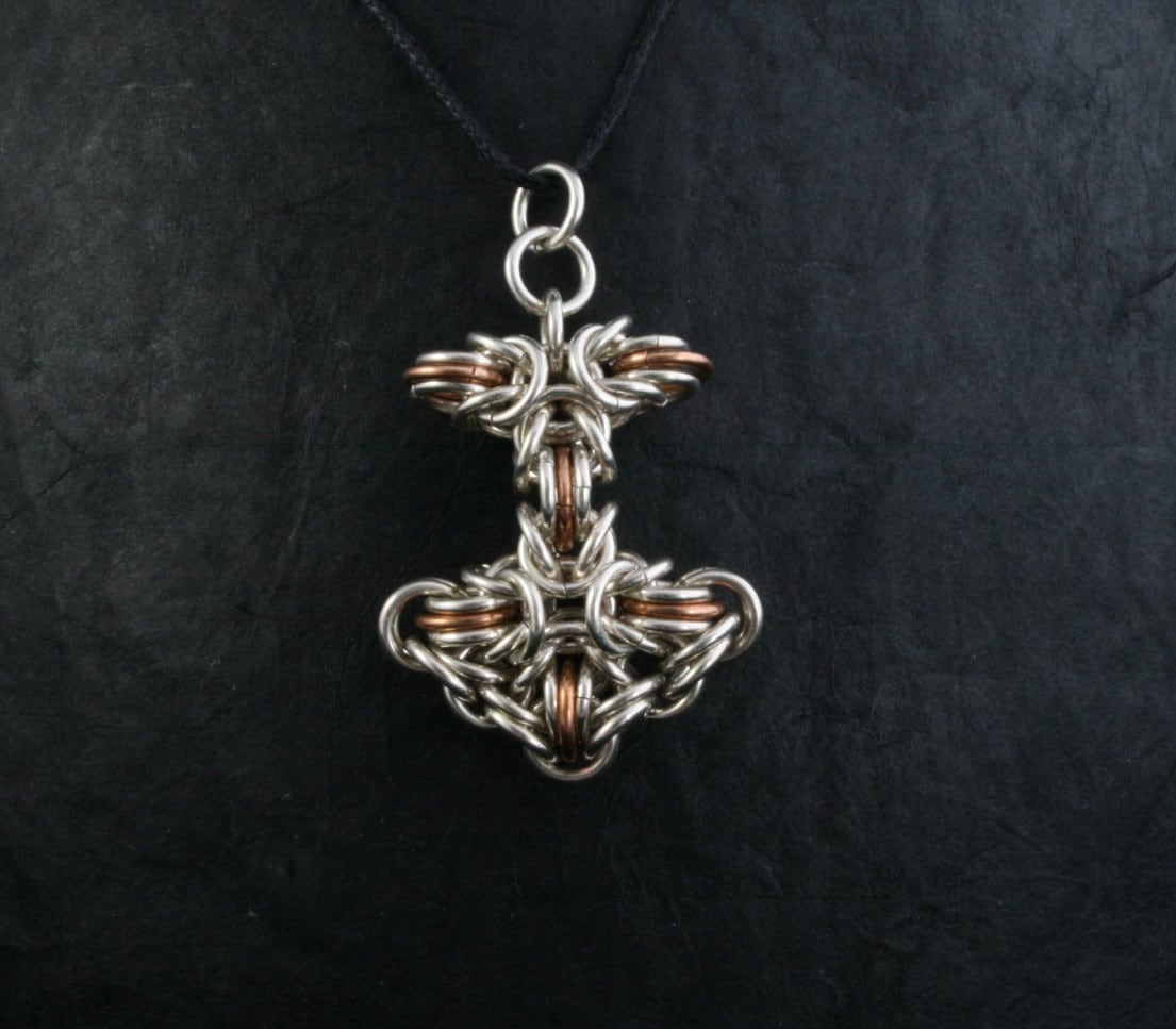 Thors Hammer - Anhänger Sterling Silber von KettenKunst