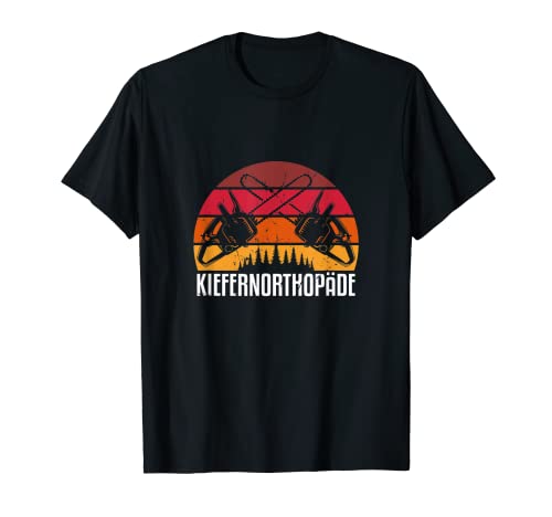 Herren Motorsäge Waldarbeit Kiefernorthopäde Holzfäller Fortswirt T-Shirt Herren Motorsäge Waldarbeit Kiefernorthopäde Holzfäller Fortswirt T-Shirt von Kettensäge Waldarbeiter Forstwirt Zubehör