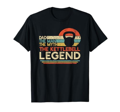 Vintage Kettlebell Dad The Man The Mythos The Legend Fitness T-Shirt Vintage Kettlebell Dad The Man The Mythos The Legend Fitness T-Shirt von Kettlebell Dad Shop