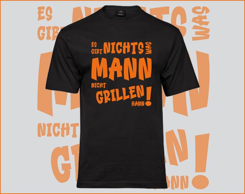 Hochwertiges Männer T-Shirt - Es Gibt Nichts Was Mann Nicht Grillen Kann Wunschname Ist Auch Möglich Hochwertiges Männer T-Shirt - Es Gibt Nichts Was Mann Nicht Grillen Kann Wunschname Ist Auch Möglich von KetzereiShop