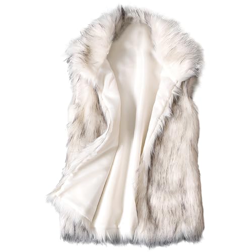 Keuyeo Damen-weste Aus Kunstfell, Winter, Warm, Kurz, Ärmellos, Jacke, Mantel, Weich, Flauschig, Weste, Oberbekleidung Für Frühling, Und Winter Keuyeo Damen-weste Aus Kunstfell, Winter, Warm, Kurz, Ärmellos, Jacke, Mantel, Weich, Flauschig, Weste, Oberbekleidung Für Frühling, Und Winter von Keuyeo